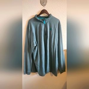 Disney Parks sage green quarter zip